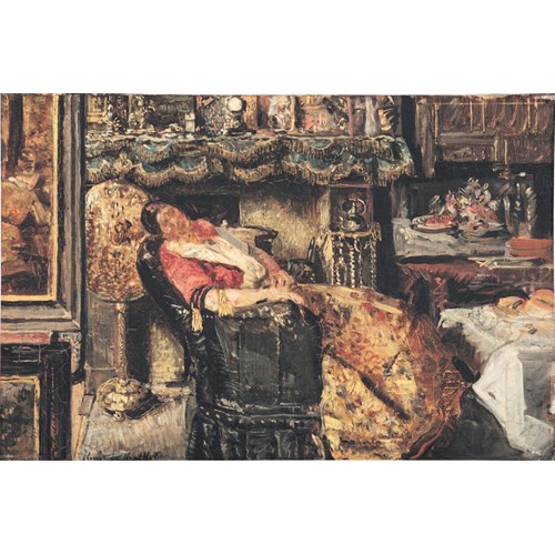 De Siësta / Slapend model, 1881-1885